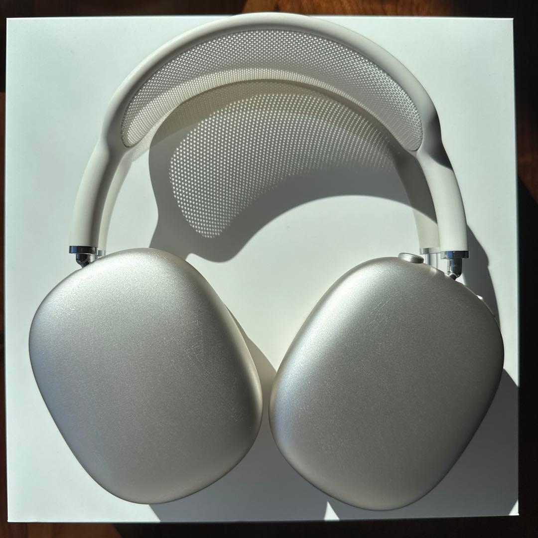 Apple AirPods Max第二世代、スターライト、ケース、箱付き