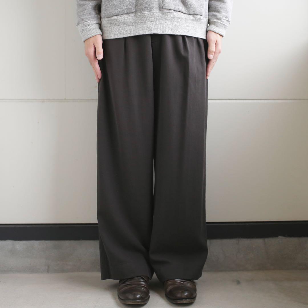神シルエット◎ UNKNOWN Wide 2 Tuck Wide Slacks