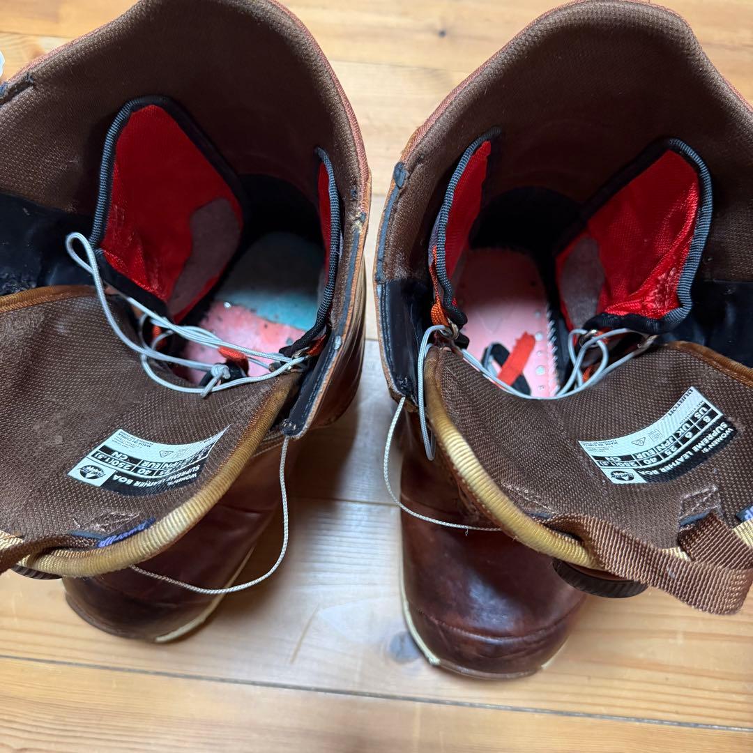 Red Wingレザー x Burton シュプリームスノーボードブーツ