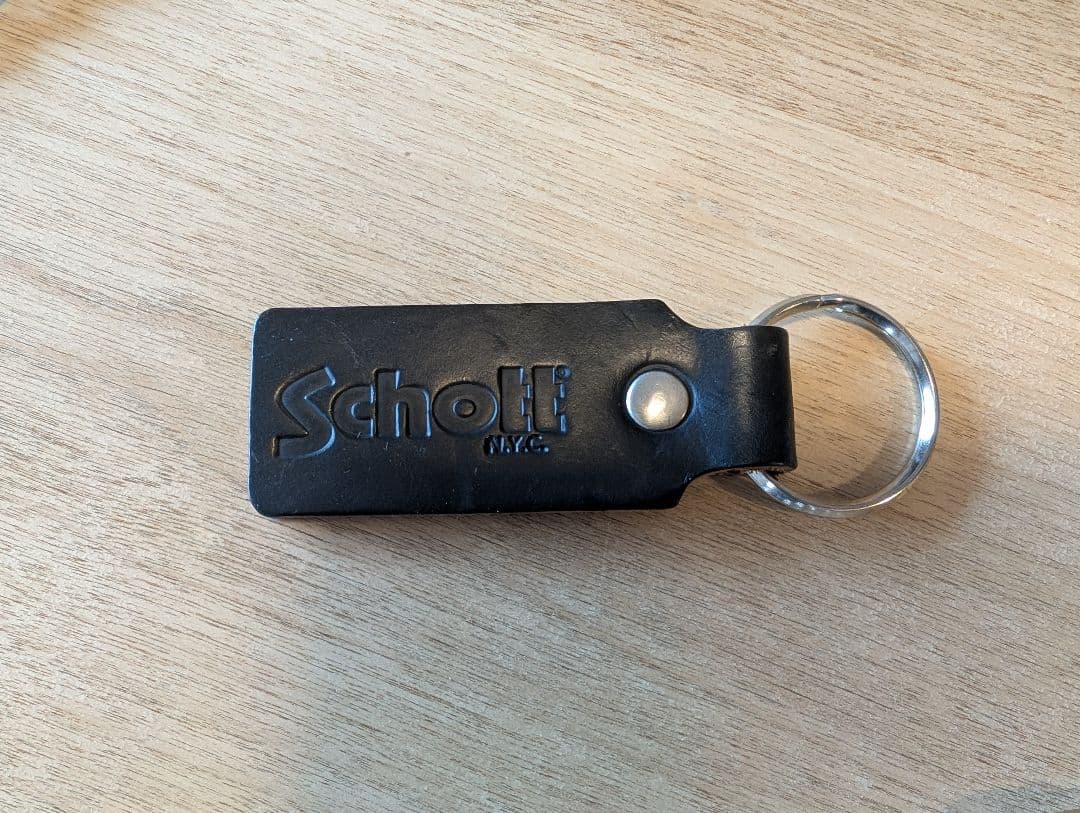 schott ウォレットチェーン レザーキーホルダー