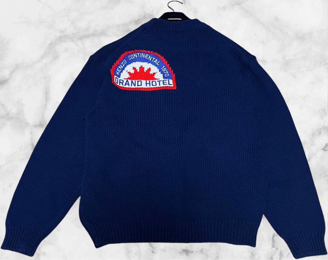 美品✨ ケンゾー 手刺繍　ニットセーター　KENZO Travel 24SS