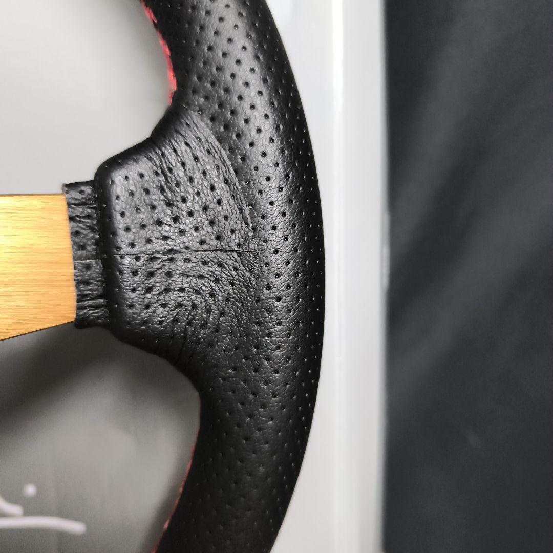 NARDIナルディタイプ　ステアリング ゴールド350mm 　ディープ75mm