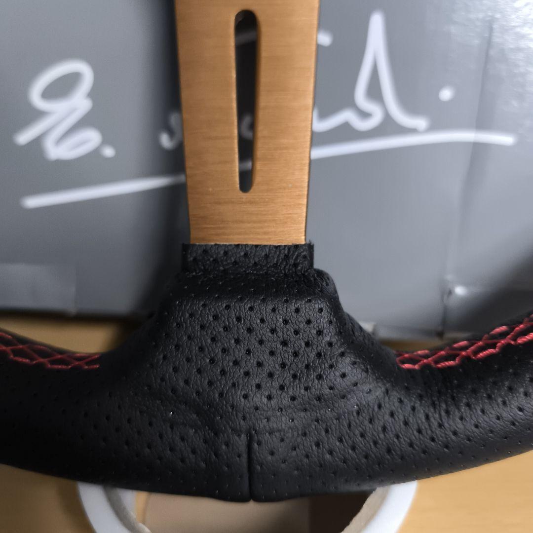 NARDIナルディタイプ　ステアリング ゴールド350mm 　ディープ75mm