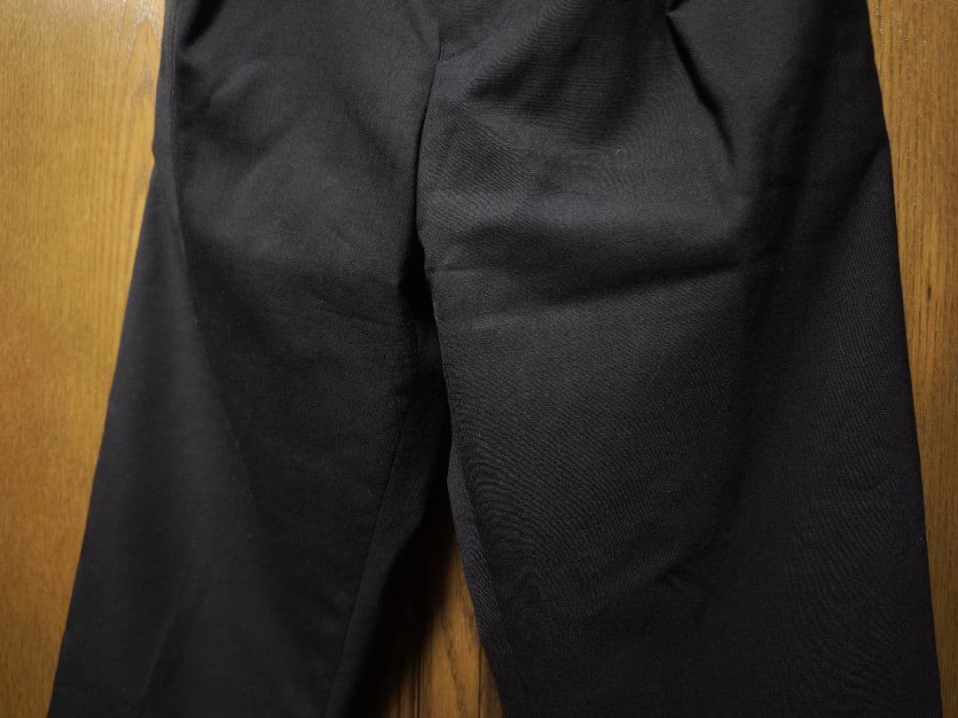 MARKAWARE ウールトロピカルペグトップパンツ　サイズ2　ブラック