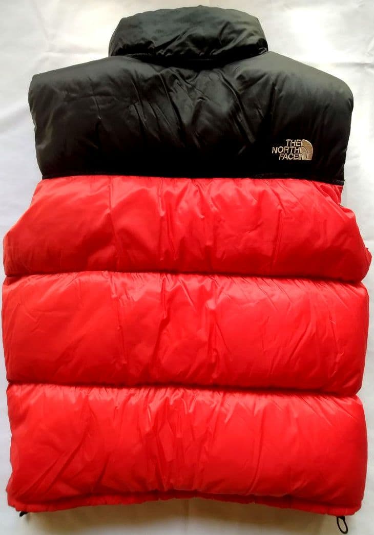 ✨値下げ中✨ノースフェイス　ヌプシ　ダウン　ベスト　赤/黒　ND91309