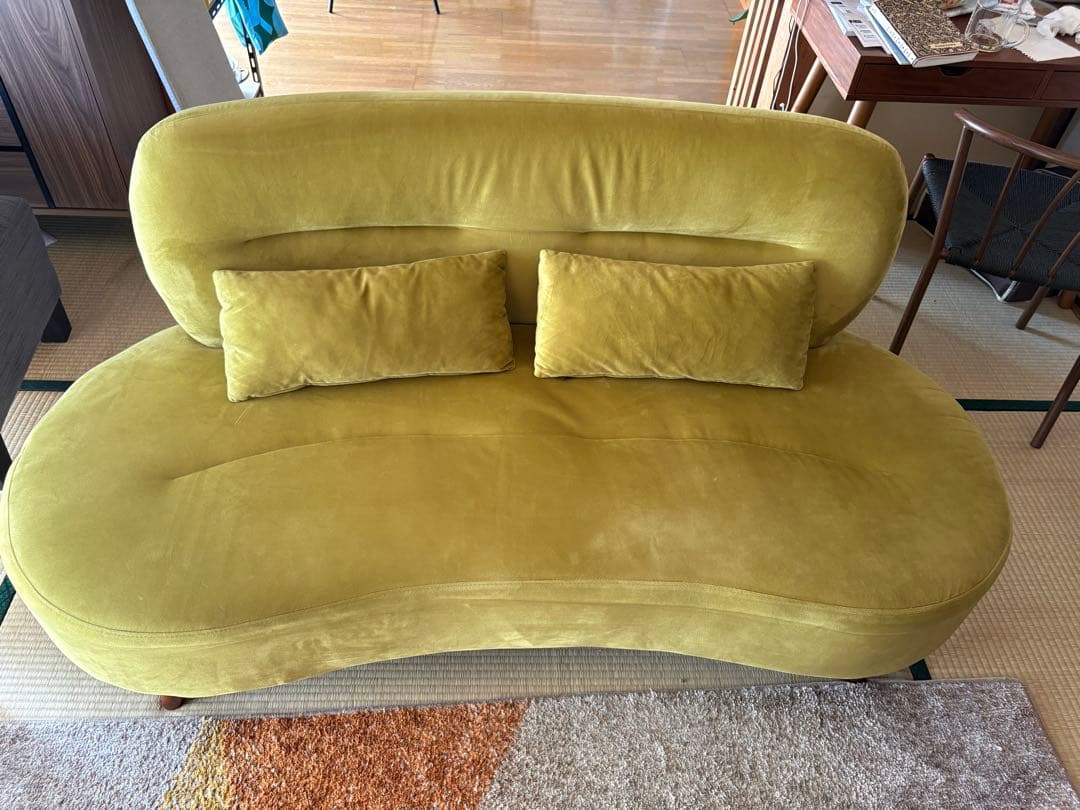 ニトリ ファブリックソファ 2人掛け