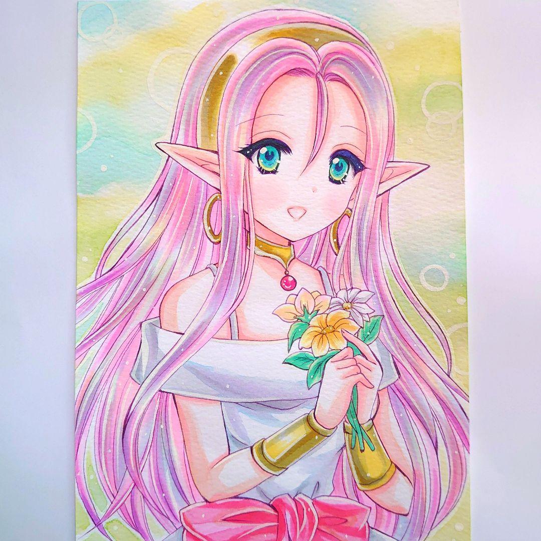 なっちぃ　手描きイラスト