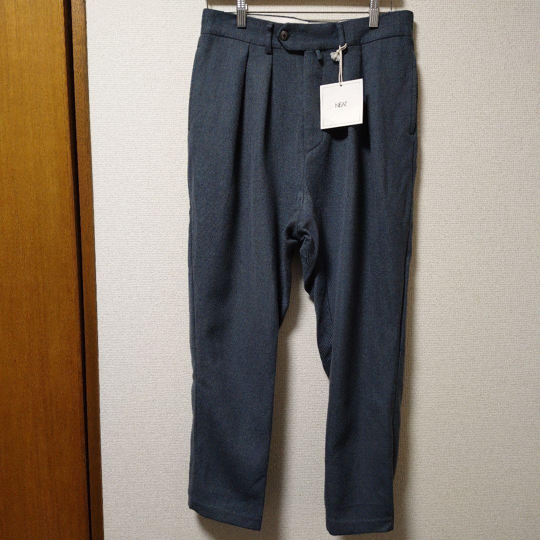 NEAT テーパードスラックス 46 ローバック生地