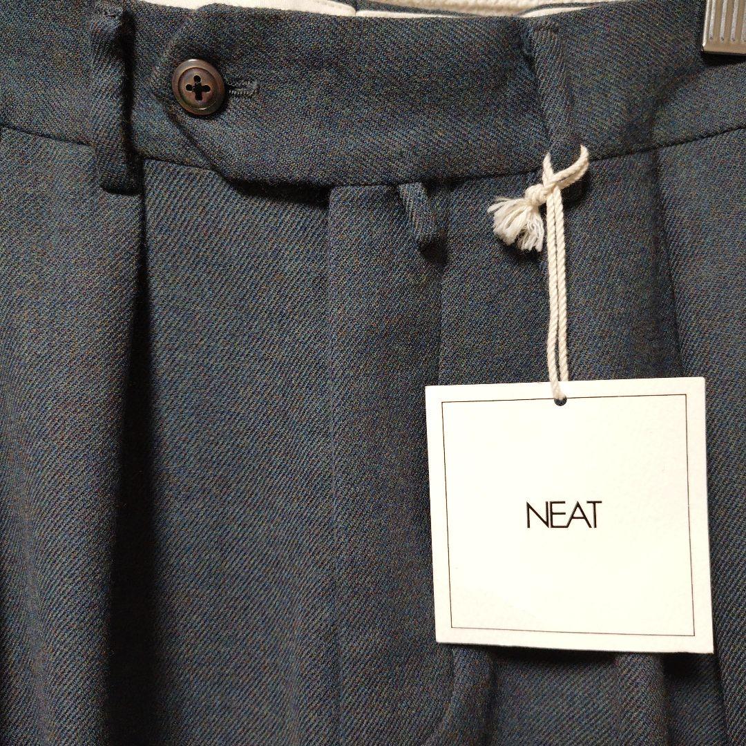 NEAT テーパードスラックス 46 ローバック生地