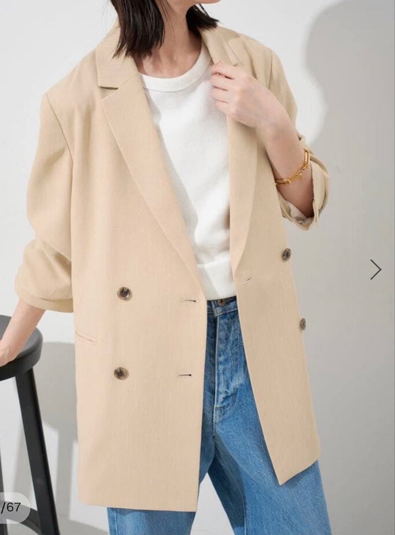 SLOBE IENA ジャケット　ベージュ