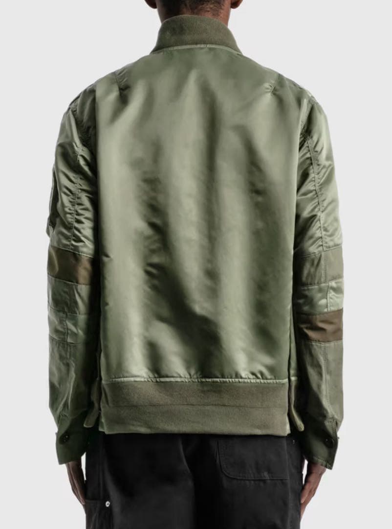 SACAI NYLON TWILL MA-1 BLOUSON サカイ　ブルゾン