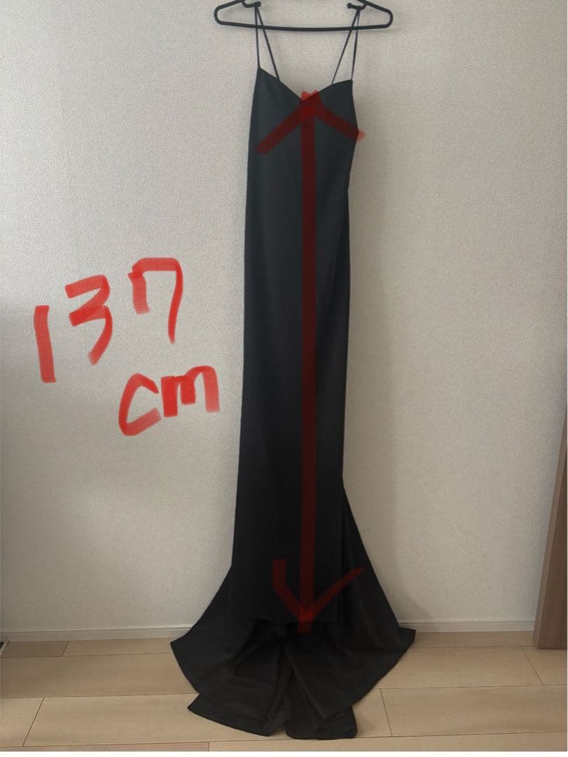 ドレスプロダクション W261BKバッククロス キャミソールドレス