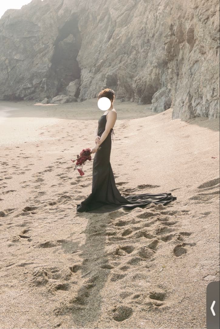 ドレスプロダクション W261BKバッククロス キャミソールドレス