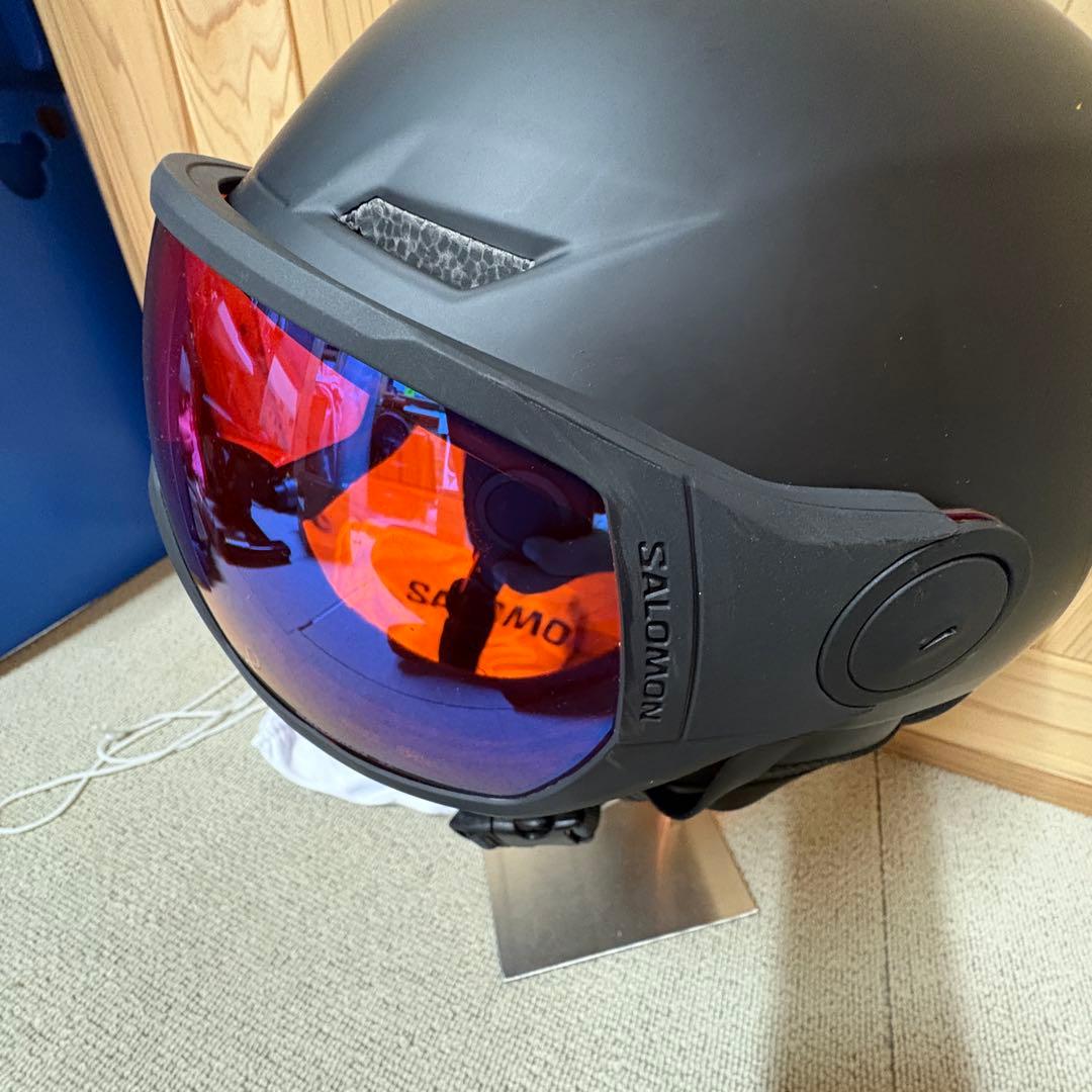 【美品】サロモン ヘルメット PIONEER LT VISOR