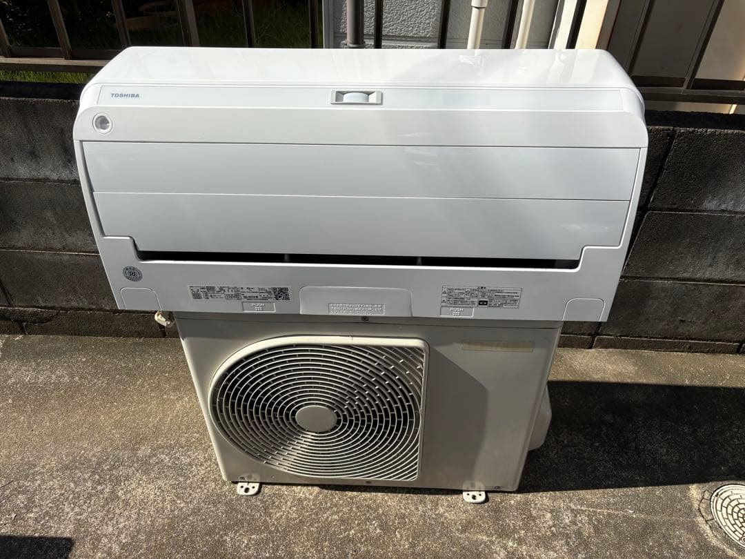 東芝2022年製エアコン本体セット|美品