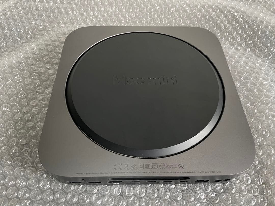Macデスクトップ Macmini 2018 i3 ssd256gb 64GB OS mojave