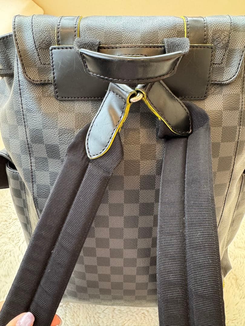 f*w様 【お値下げしました】ダミエパターン レザーリュック　ルイヴィトン　LV