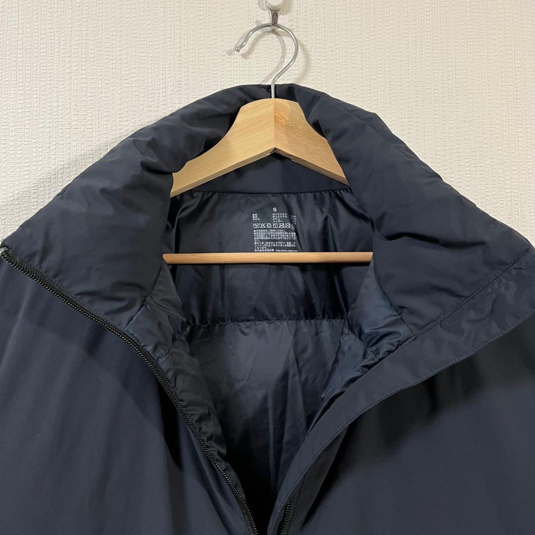 無印良品　MUJI Labo　水を弾くスタンドカラーダウンジャケット　S　美品