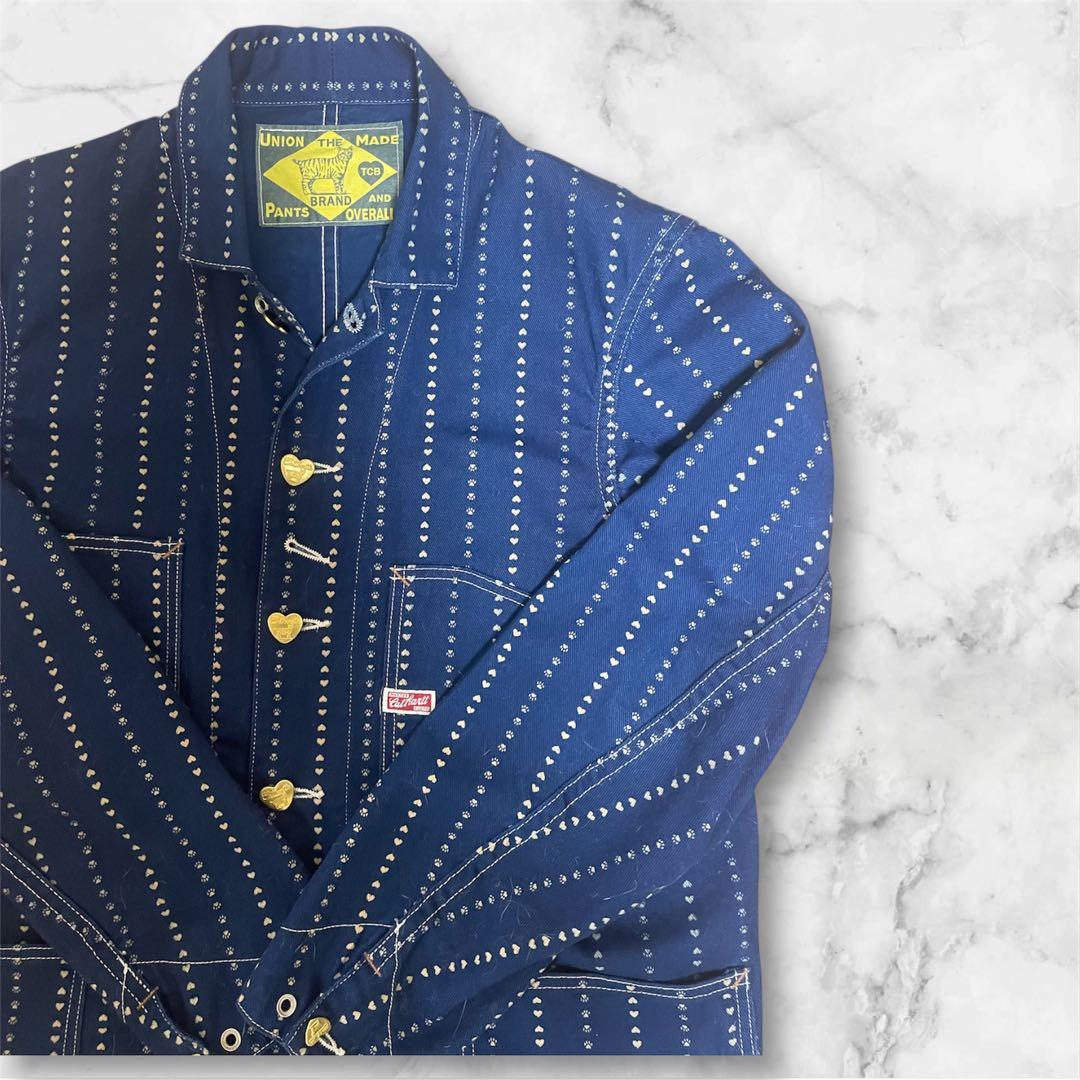 【美品】TCB Cathartt Chore Coat Paw Stripe