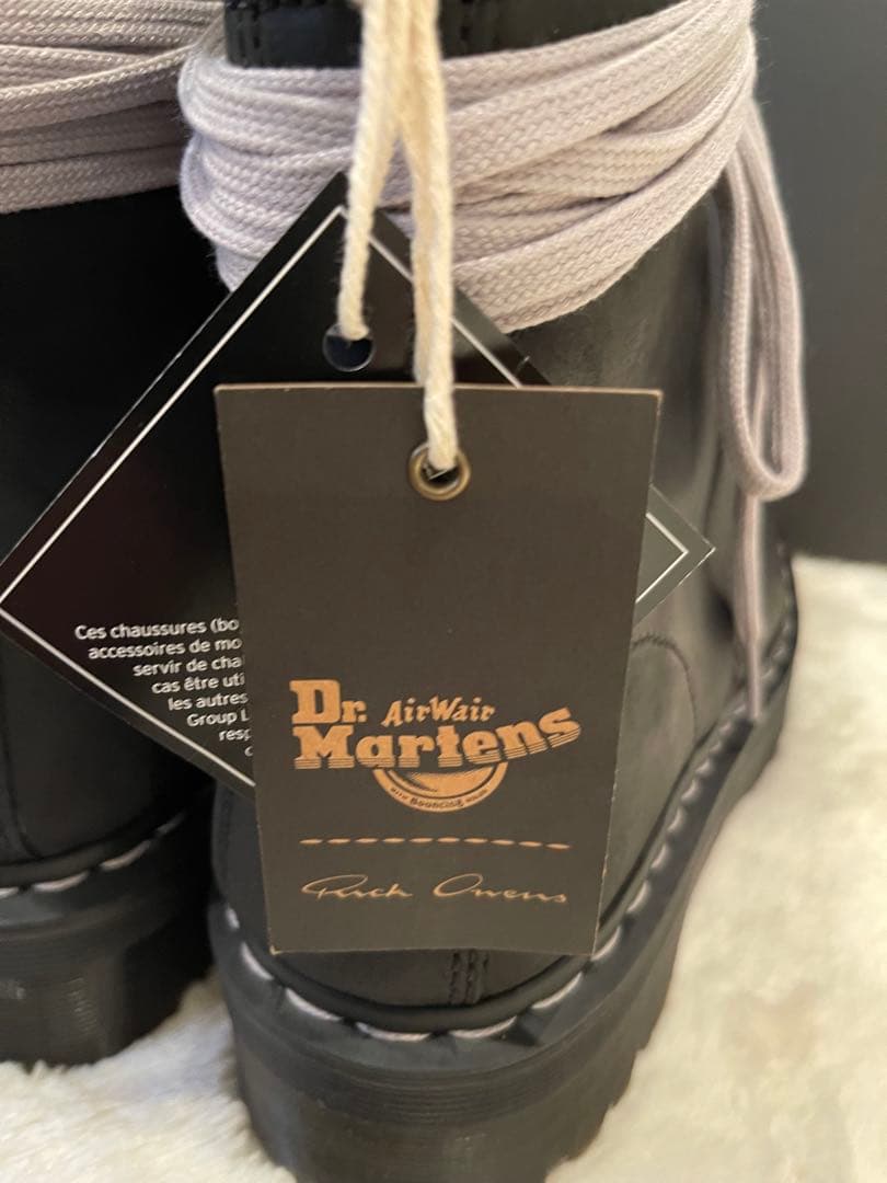 新品正規品【Rick Owens × Dr. Martens】STEEL TOE