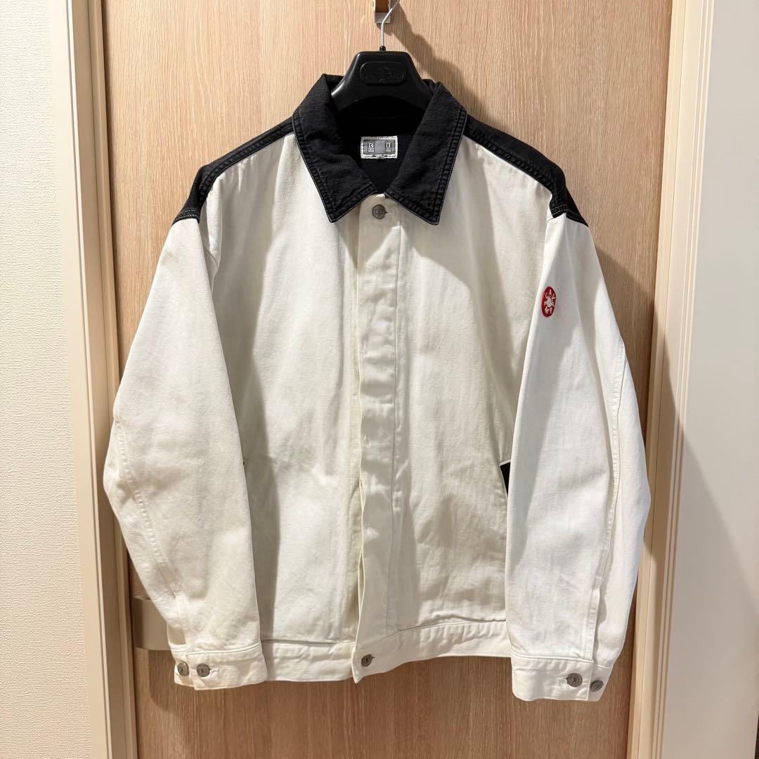 r*プ様 cavempt BLEACHED 2 COLOUR DENIM JAC