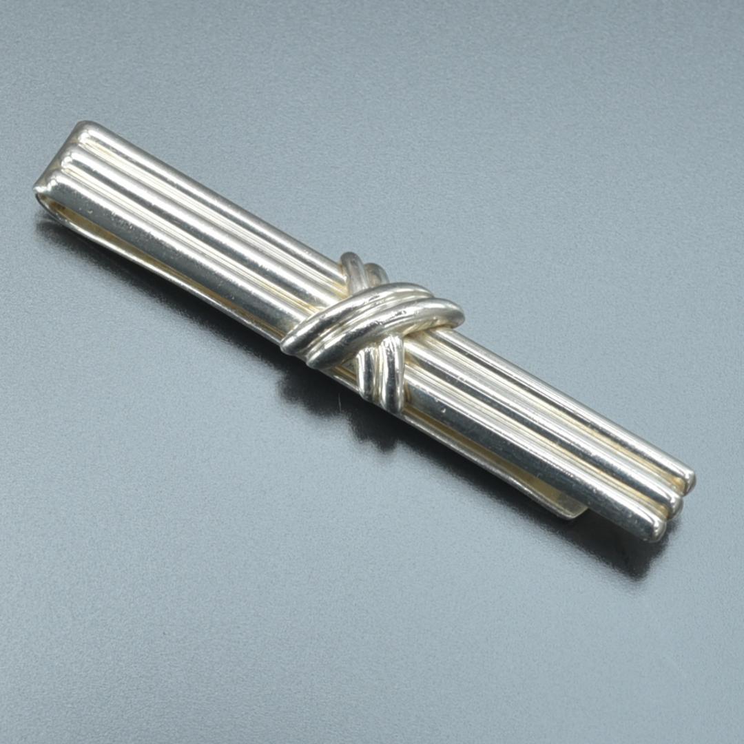 新品仕上げ◇ティファニー シグネチャークロス ネクタイピン SV925 スーツ