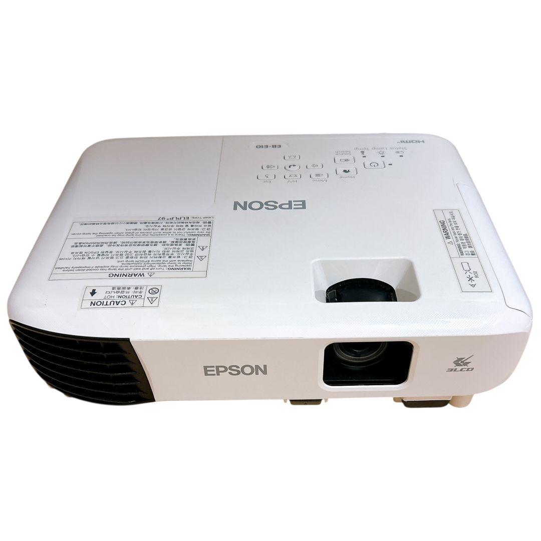 【美品】 EPSON プロジェクター EB-E10 本体 D-subケーブル