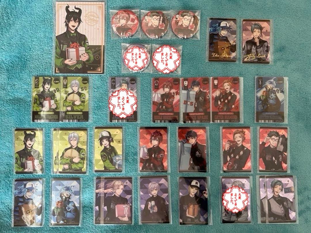 バラ売り可！ツイステ5周年特典・メタルカード・缶バッジ・ステッカー