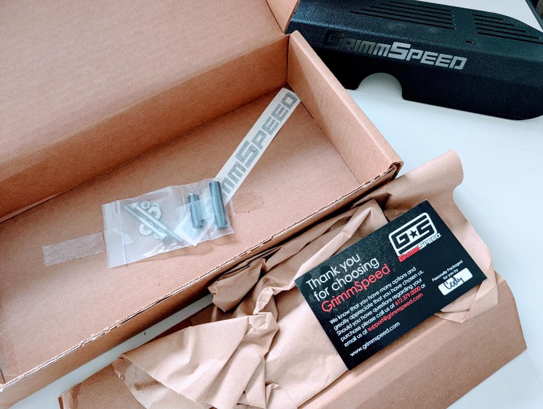 GrimmSpeed プーリーカバー 黒　スバルWRX VAB/GRB/GVB