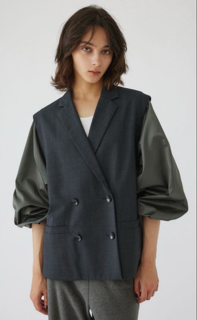 タグ付RIM.ARKリムアークCombination w-breasted JK