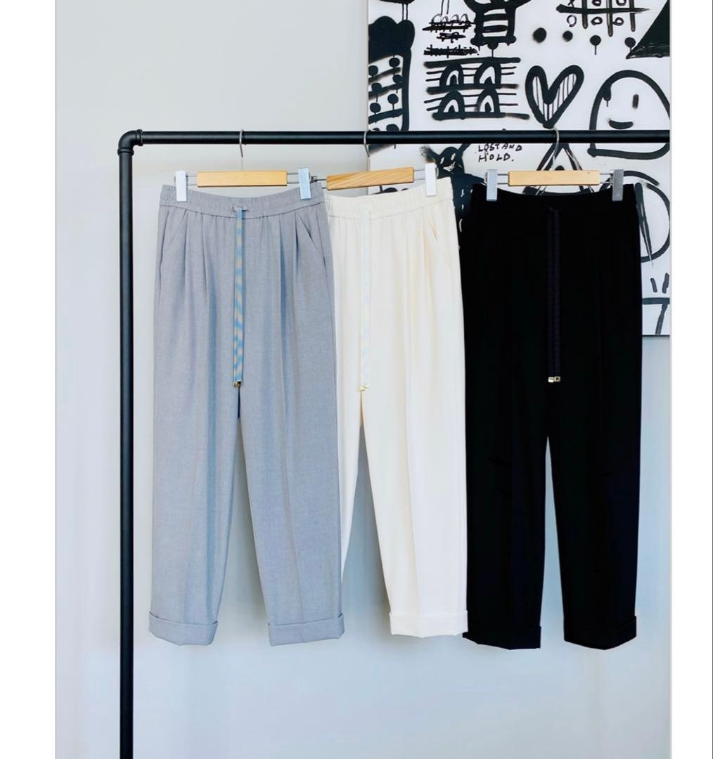 chou chou SELECT(セレクト)　裏起毛センタープレストラックパンツ