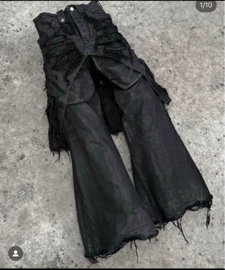 パンツ shine luxury layered pants