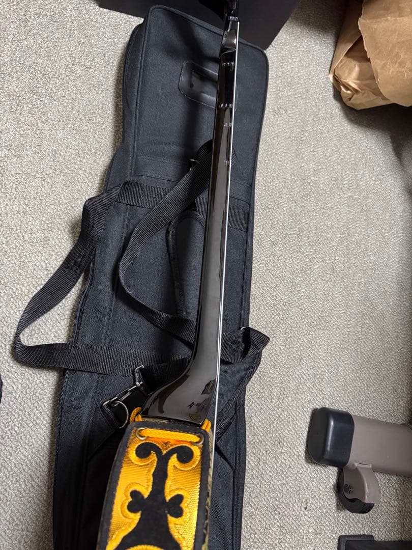 三線 人工皮 竹ウマ バチ ソフトケースセット