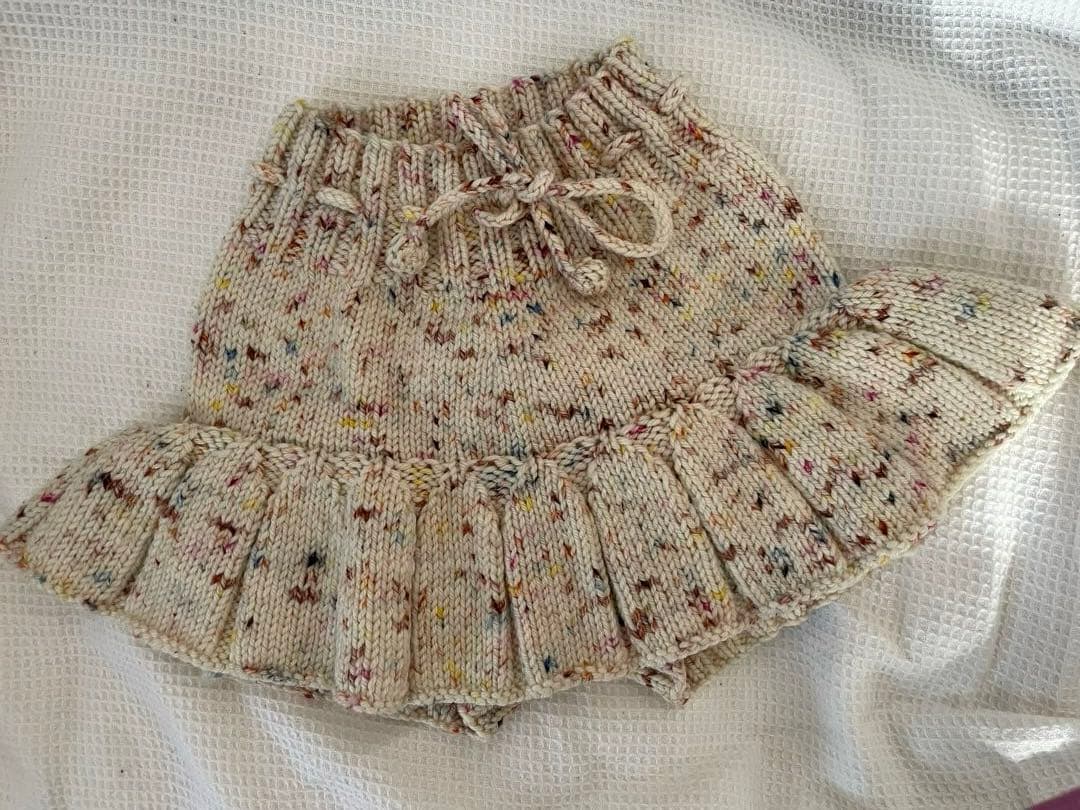 【美品】misha&puff スカート　スケポン 2y-3y メリノウール