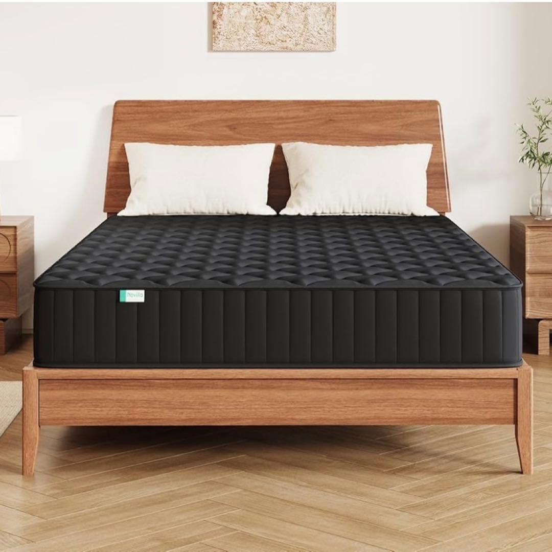 sakiセミダブル♥マットレス 極厚20cm 硬め ポケットコイル 硬さ1