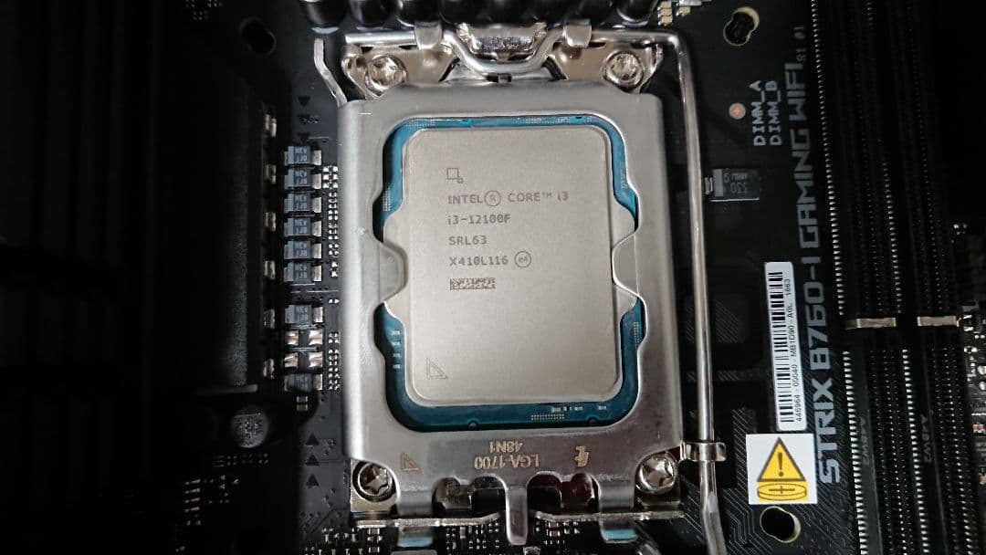 core i3 12100f + MINI-ITXマザーボード セット