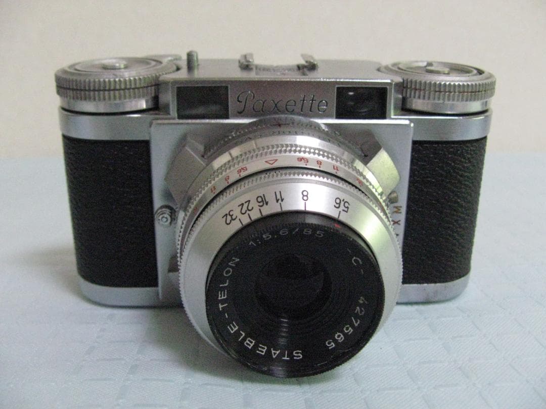 ★BRAUN Paxette II パクセッテ 1:5.6/85レンズ着脱式