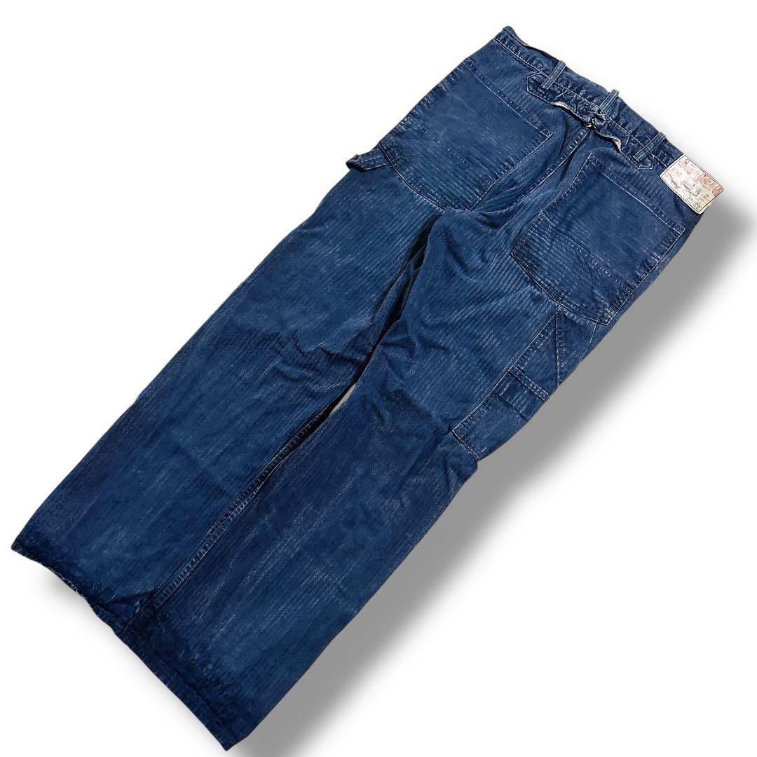 SUGAR CANE ヒッコリーストライプ ワークパンツ Lot.226 W32