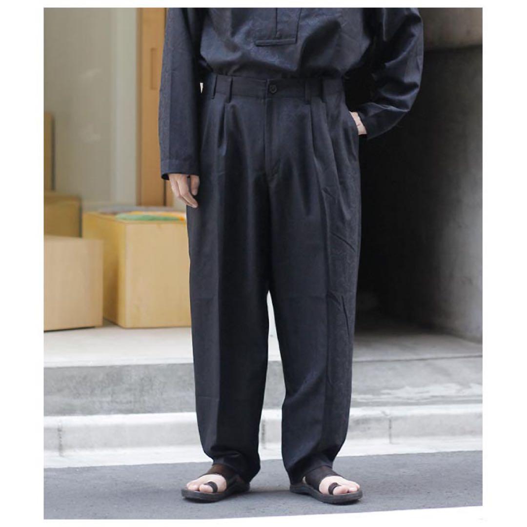 ノノット NONNOTTE フラワー ジャガード トラウザー