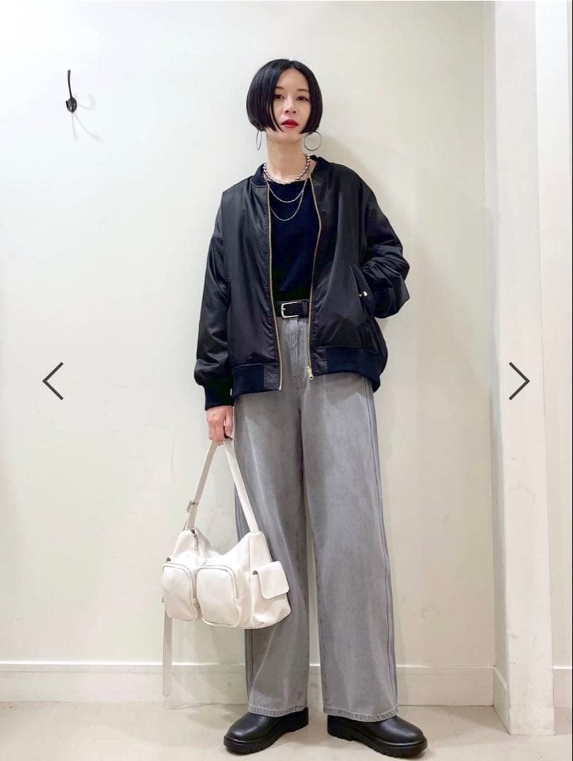 新品 リバーシブルフェイクファーブルゾン グローバルワーク