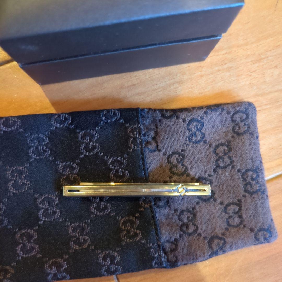 GUCCI ネクタイピン 専用ポーチ付き