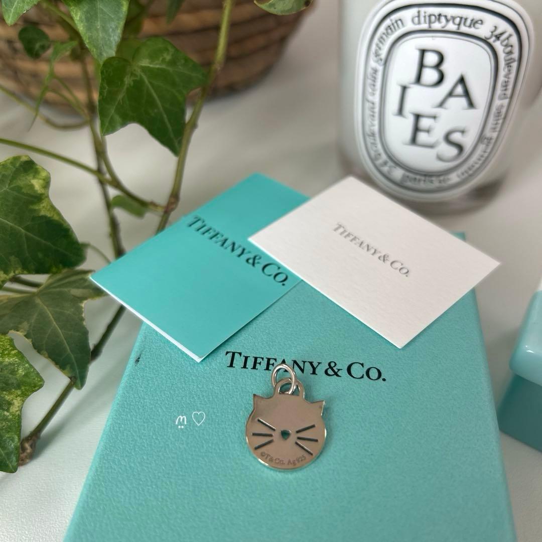 リターントゥティファニー　キャットタグチャーム　シルバー　ネックレストップ　ネコ