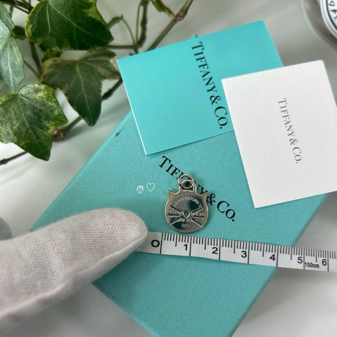 リターントゥティファニー　キャットタグチャーム　シルバー　ネックレストップ　ネコ