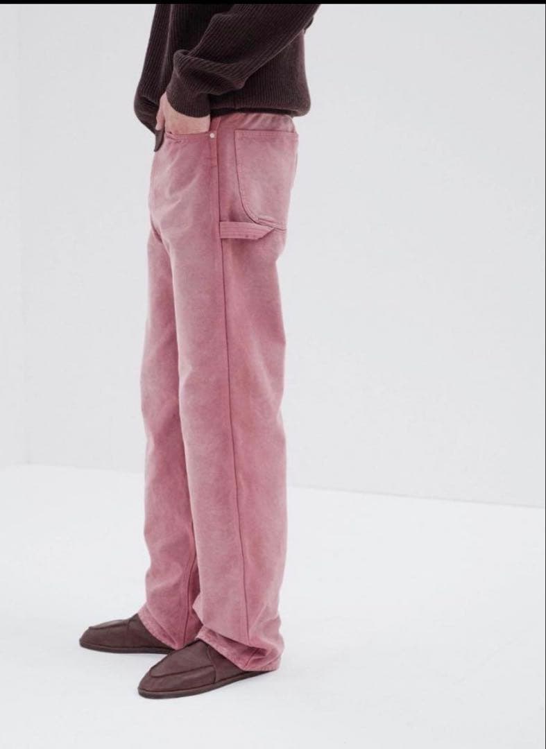 完売AURALEE PRODUCT DYED DUCK PAINTER PANT