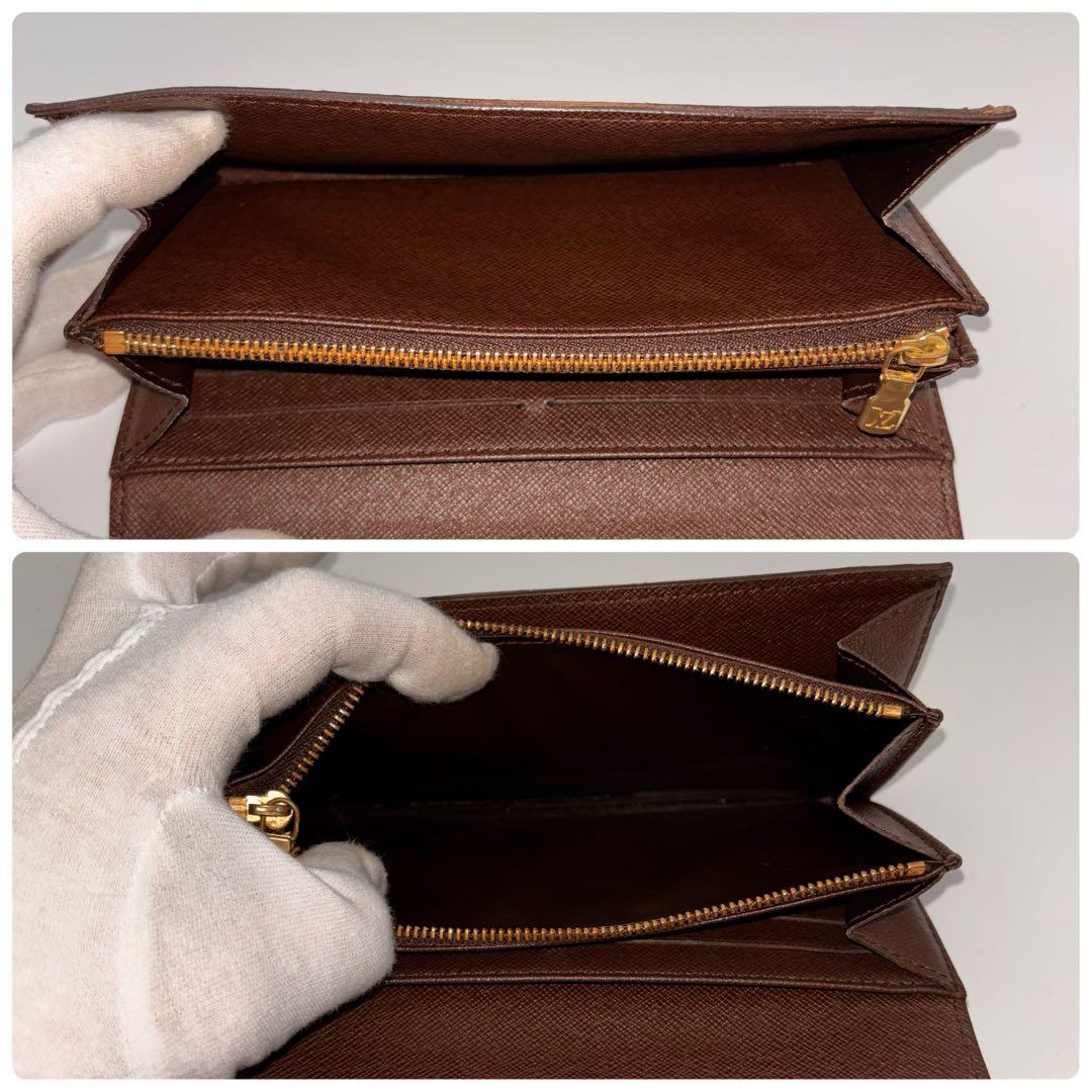 【鑑定済み】ルイヴィトン✨ダミエ✨長財布✨ポルトフォイユサラ 2つ折り財布