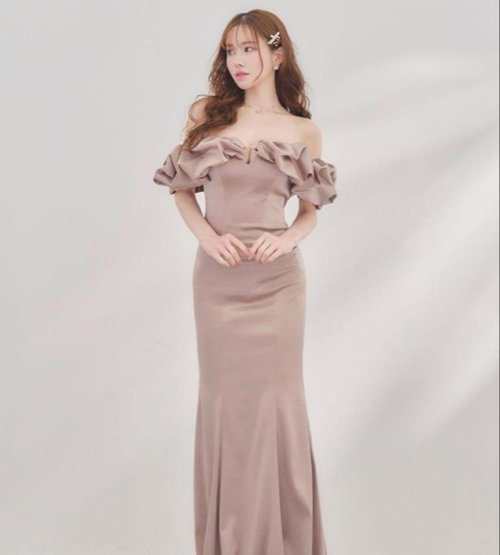 sugar / ANGEL R オフショル/ ロングドレス/ キャバドレス　M