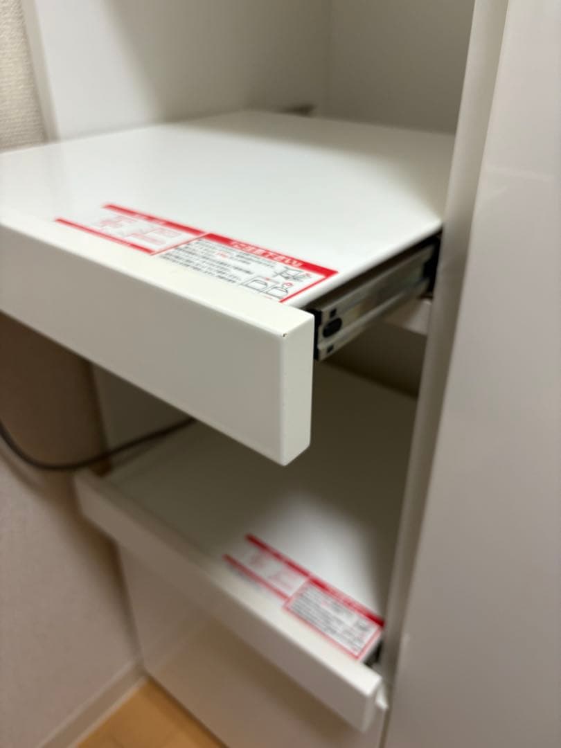 ［ニトリ］ミドルレンジボード　(エトナ80MRB WH )キッチン収納・食器棚