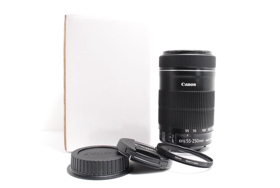 【美品】Canon EF-S 55-250mm IS STM 手ぶれ補正 望遠