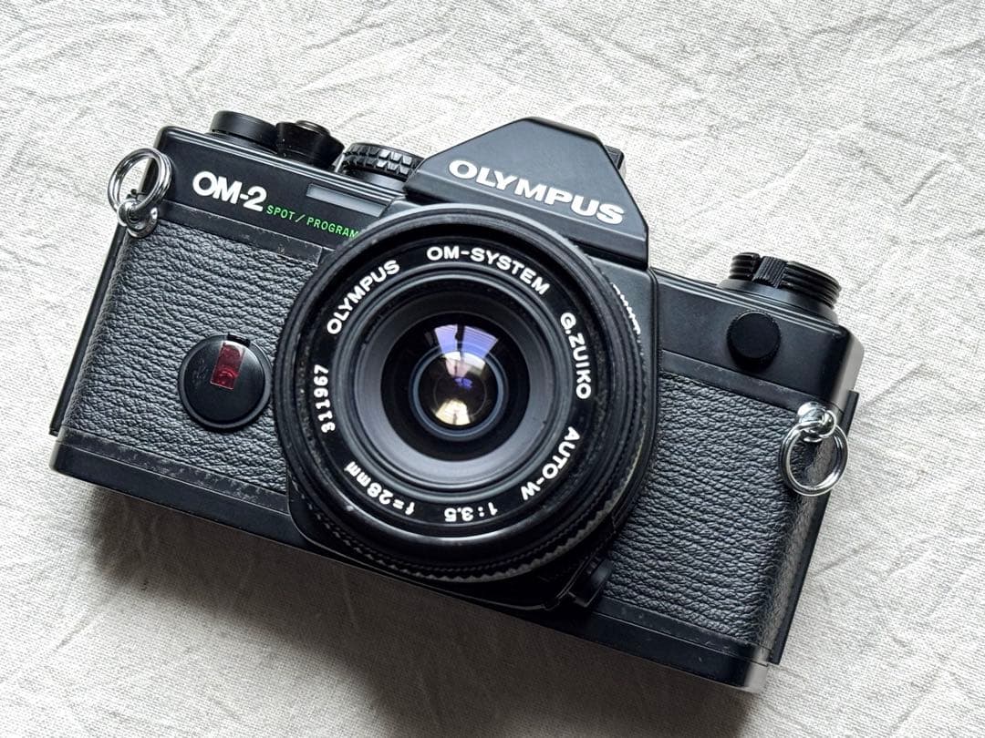 ⌘完動品！ モルト交換済、作例あり！ OLYMPUS OM2 SP⌘