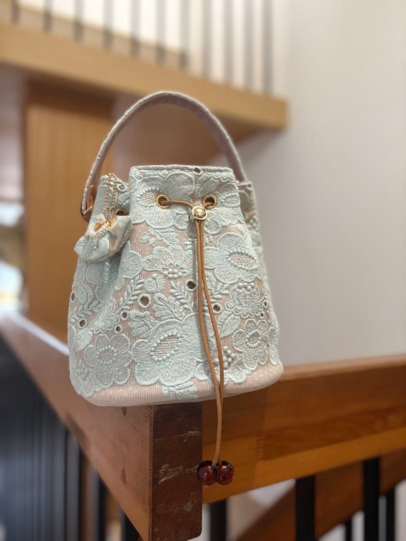 ミナペルホネン▫︎ハンドメイド▫︎マール巾着bag